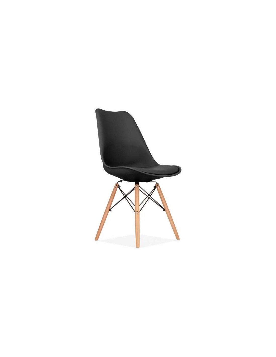 silla eames fiore negra inspiracion