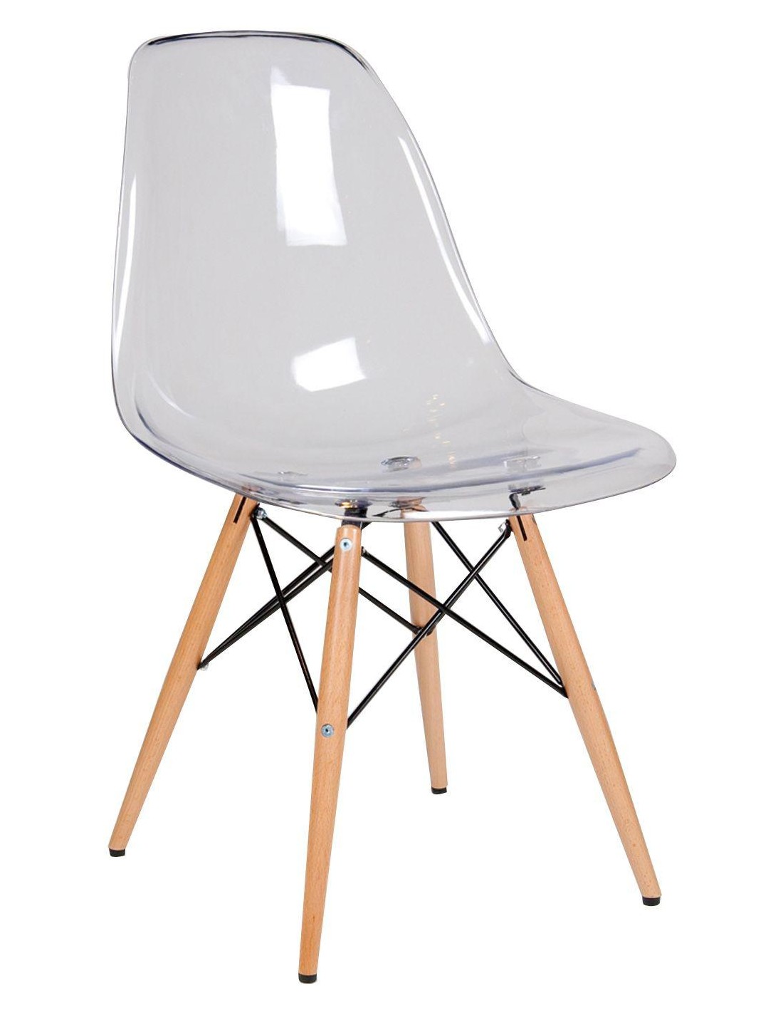 прозрачный стул eames dsw