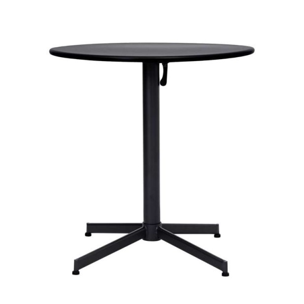 Mesa HELO Ø70 cm de Comedor, Metal Negro - House Doctor. Vackart