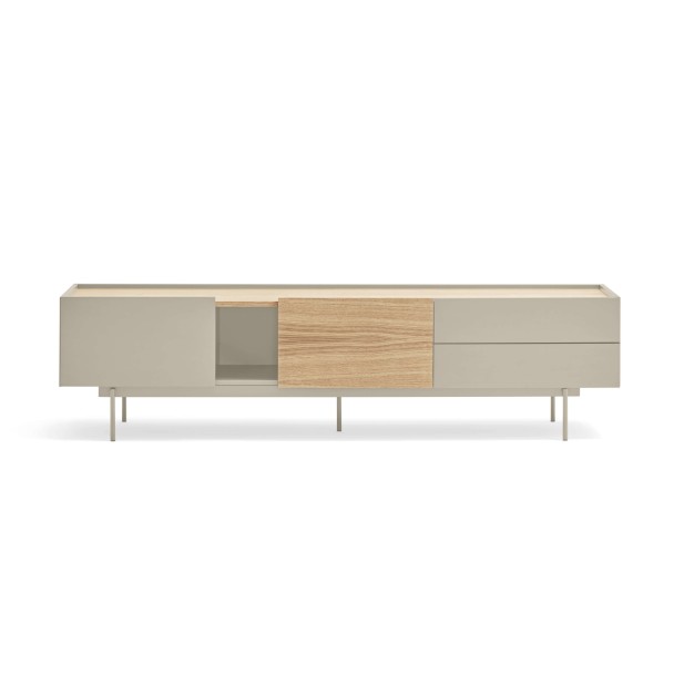 Mueble TV OTTO 180X40 cm, DM Arena / Roble - Teulat. Vackart