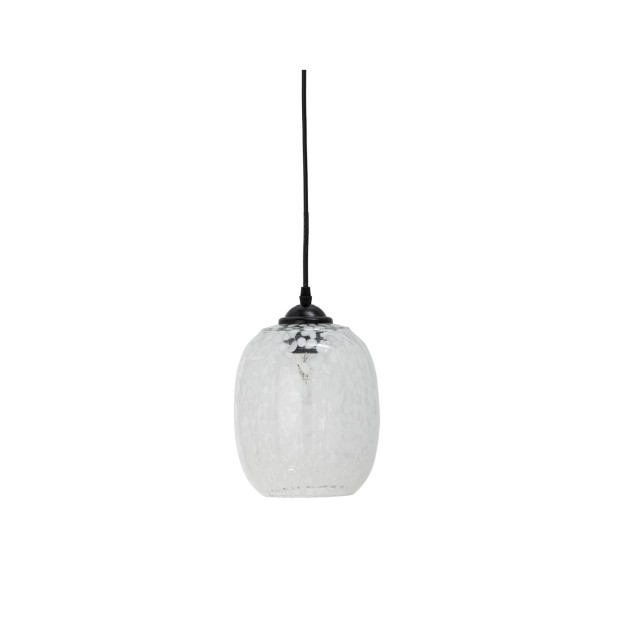 Gisele Pendant Lamp, White, Glass - Bloomingville