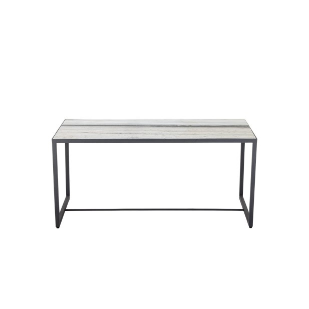 Ines Coffee Table, White, Marble - Bloomingville