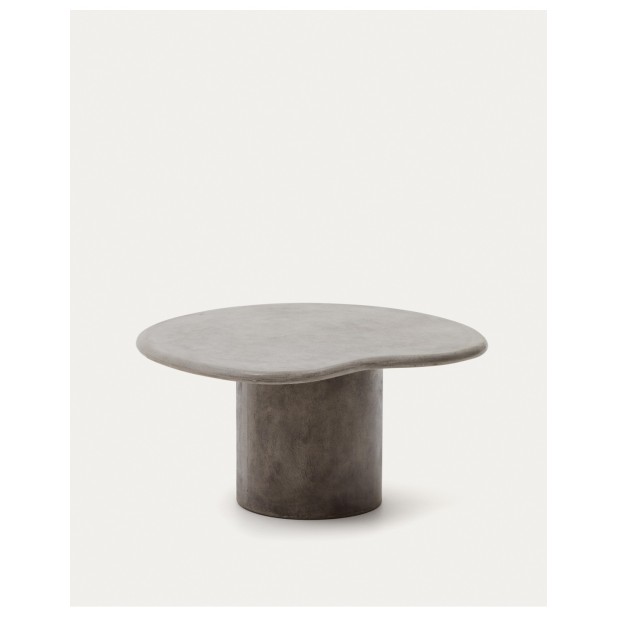 Mesa de centro Macarella de cemento 83 x 77 cm - Kave Home