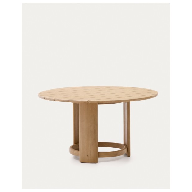 Mesa redonda Xoriguer de  madera maciza de eucalipto Ø140 cm FSC 100% - Kave Home