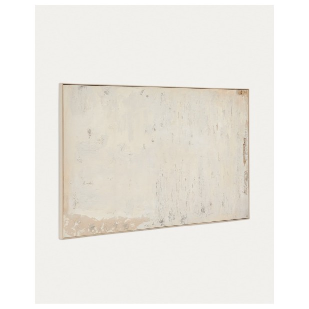 Cuadro abstracto Silpa beige claro 200 x 120 cm - Kave Home