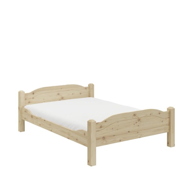 Cama LIVA 90 cm de Madera Maciza en Pino Lacado - Olivia Living