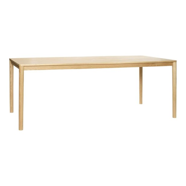 Mesa SØR-TRØNDELAG de Comedor 200x100 cm, Madera Natural - Hübsch